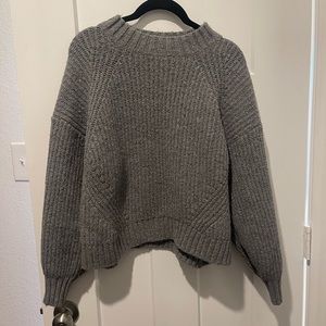 Gray sweater